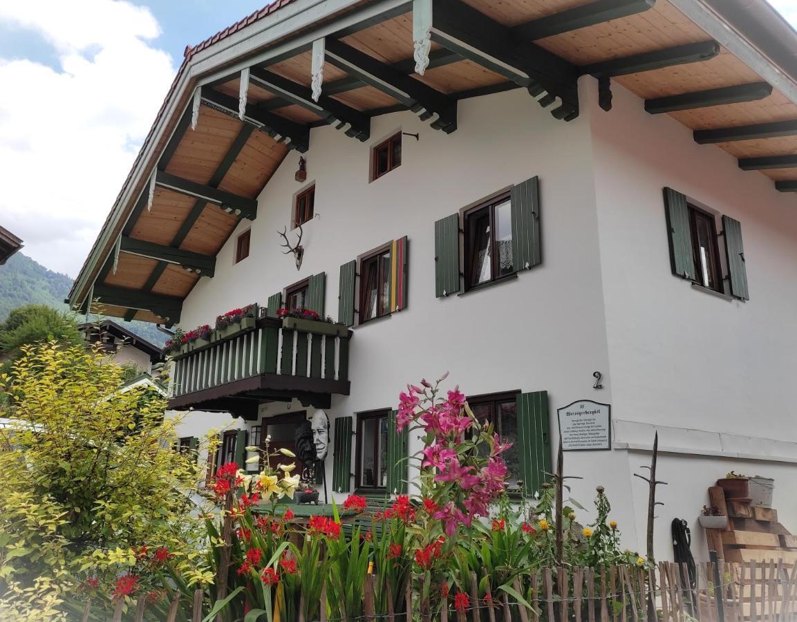 Ferienwohnung Künstlerhaus Weissgerbergütl Marquartstein Exterior foto